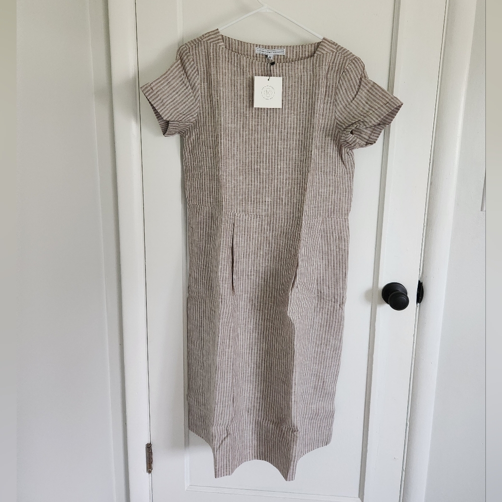 Striped Linen Dress
